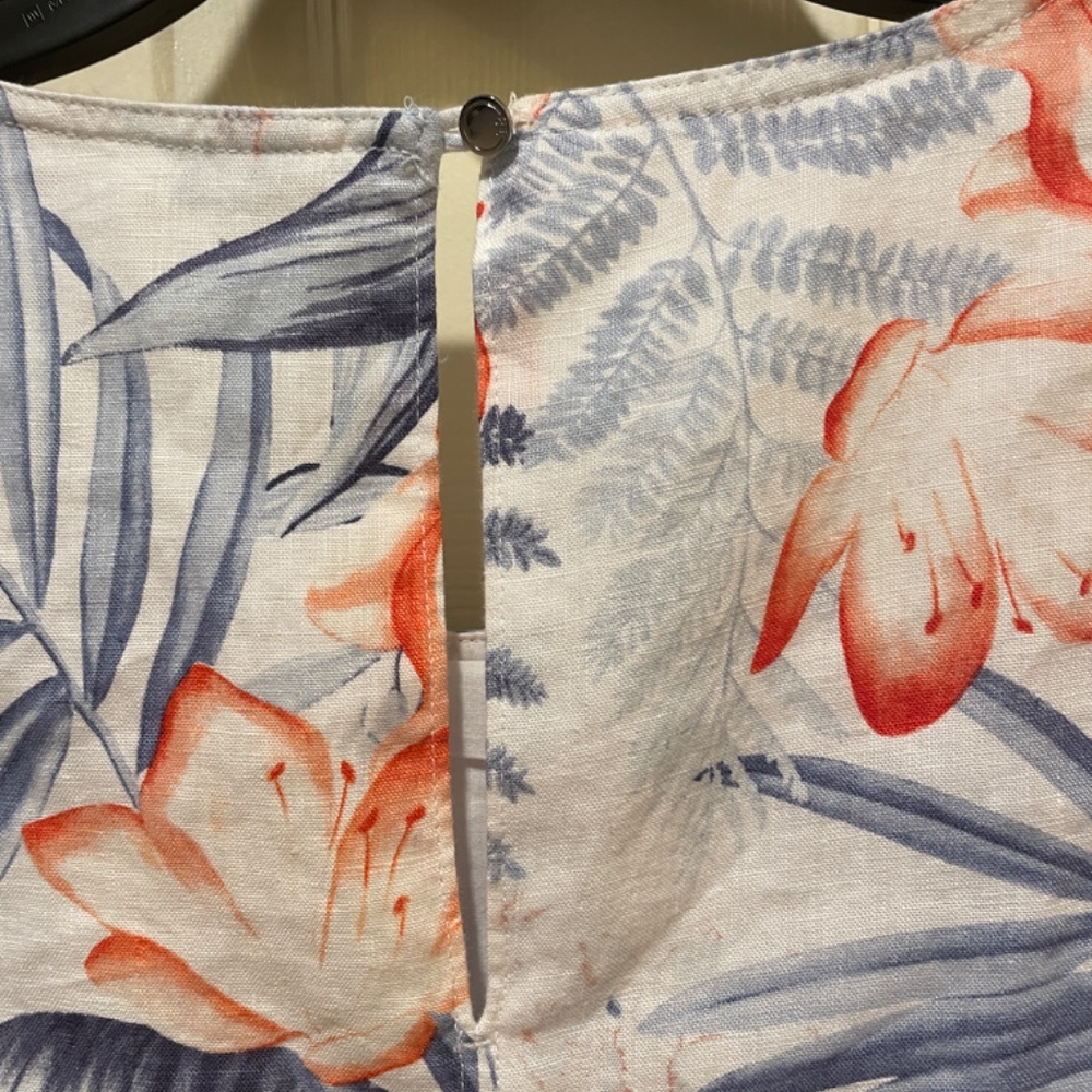 Tommy Bahama Two Palms Floral Print Shift Dress - Picture 7 of 10